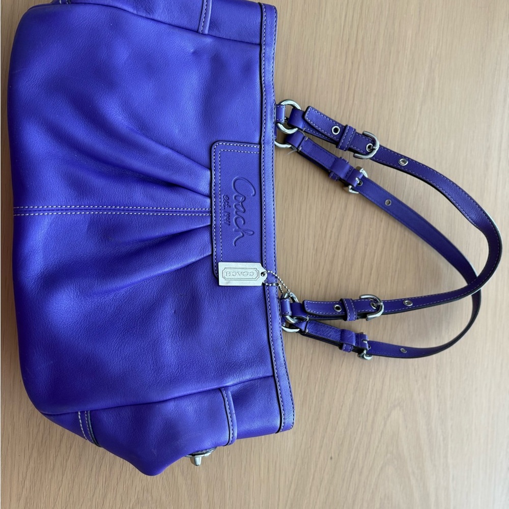 Coach Purple Shoulder Bag